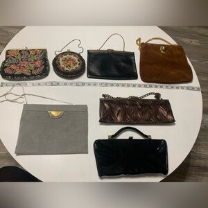 Random Lot of Vintage Purses 7 Pieces All Different Brands and Styles